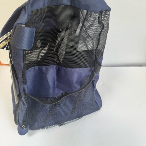 Zuca NEW Pet Carrier Bag Insert Travel Sport Blue Fabric Pockets Lightweight - Picture 6 of 16